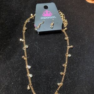 Paparazzi Gold Necklace with Dainty Accents
